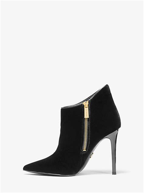 Antonia Velvet Bootie 